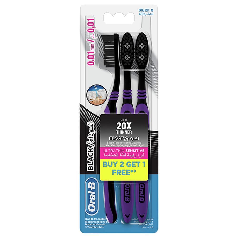 [657067] Brosse à dent Ultra Thin Sensitiver Oral-B 2+1 Gratuit.