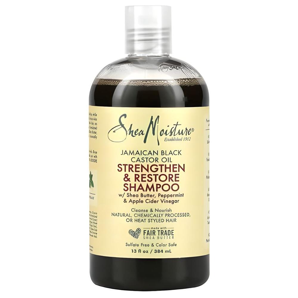 Shampoing Huile De Ricin Noire Shea Moisture 384ML