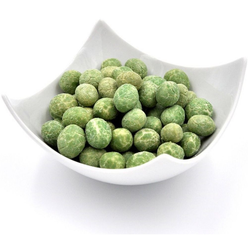[661213] Cacahuètes Enrobées Wasabi Boîte en Verre 150g