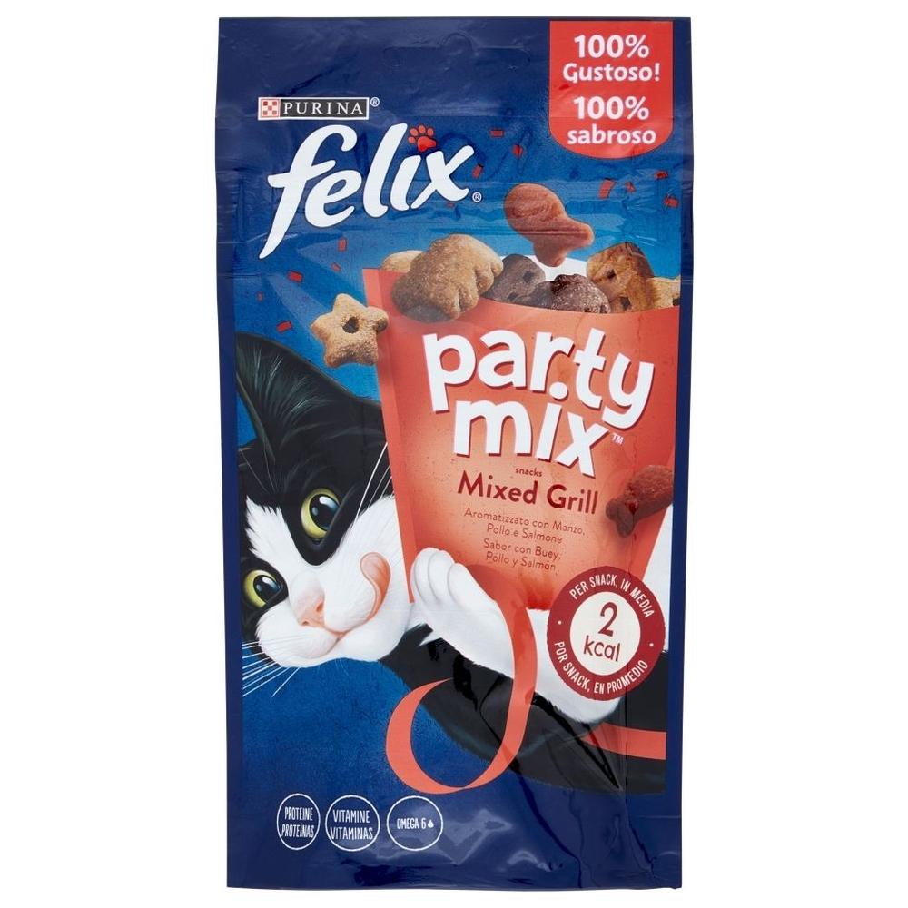 Friandise pour Chat Party Mix Mixed Grill Felix 60g