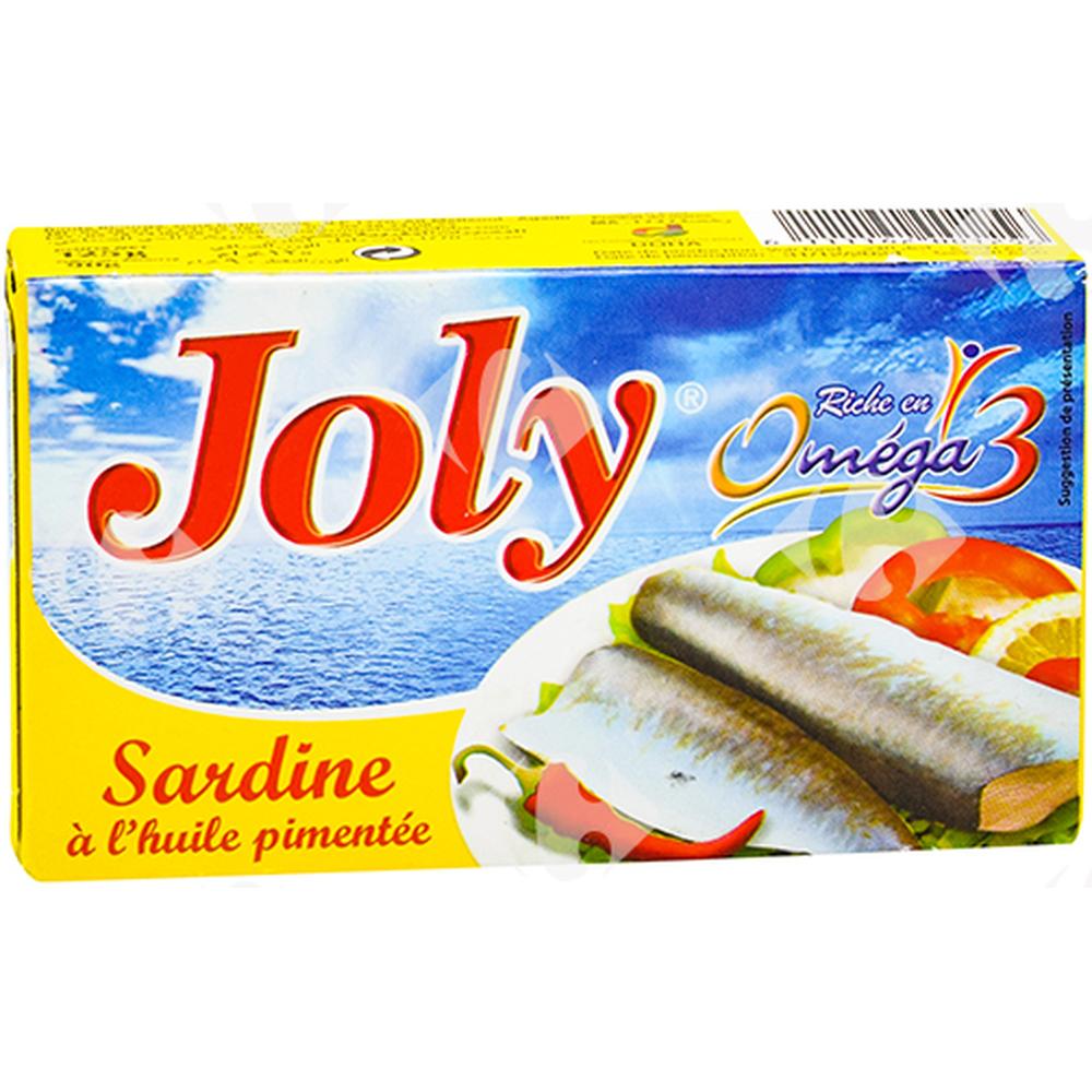 Conserve de Sardines à l'Huile Pimentée Joly 125g.