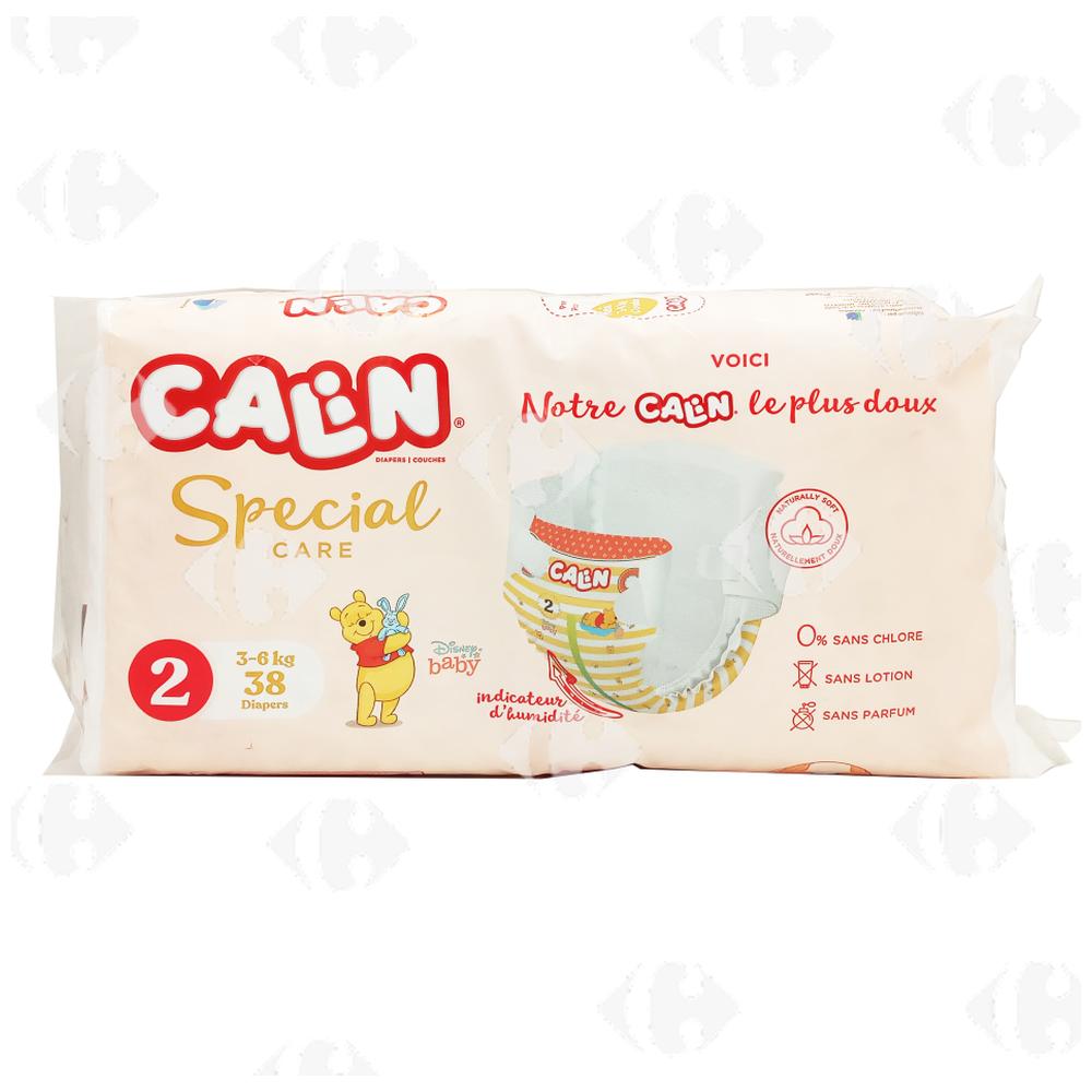 [657704] Couches Mini Taille 2 Jumbo Pack Special Care Calin 38 unités