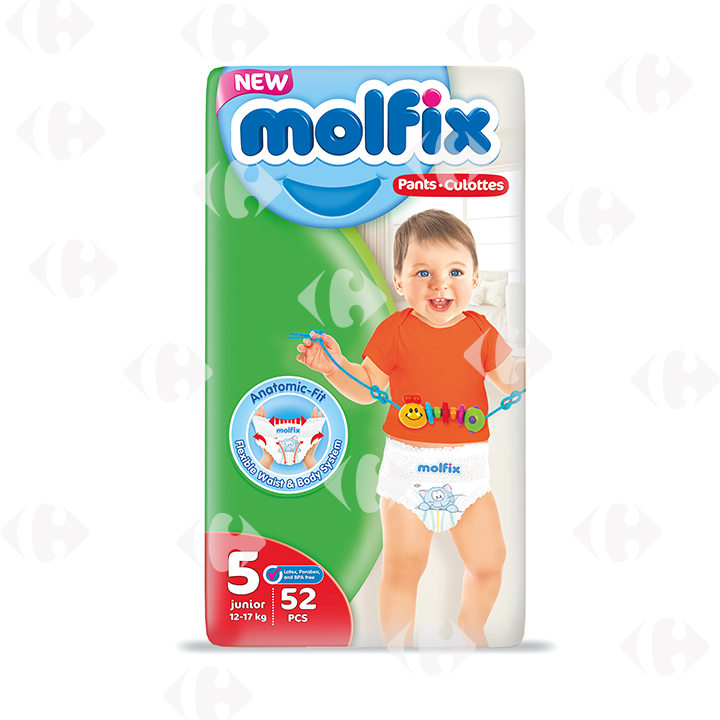 Couches-Culottes Taille 5 Junior Molfix 52 unités