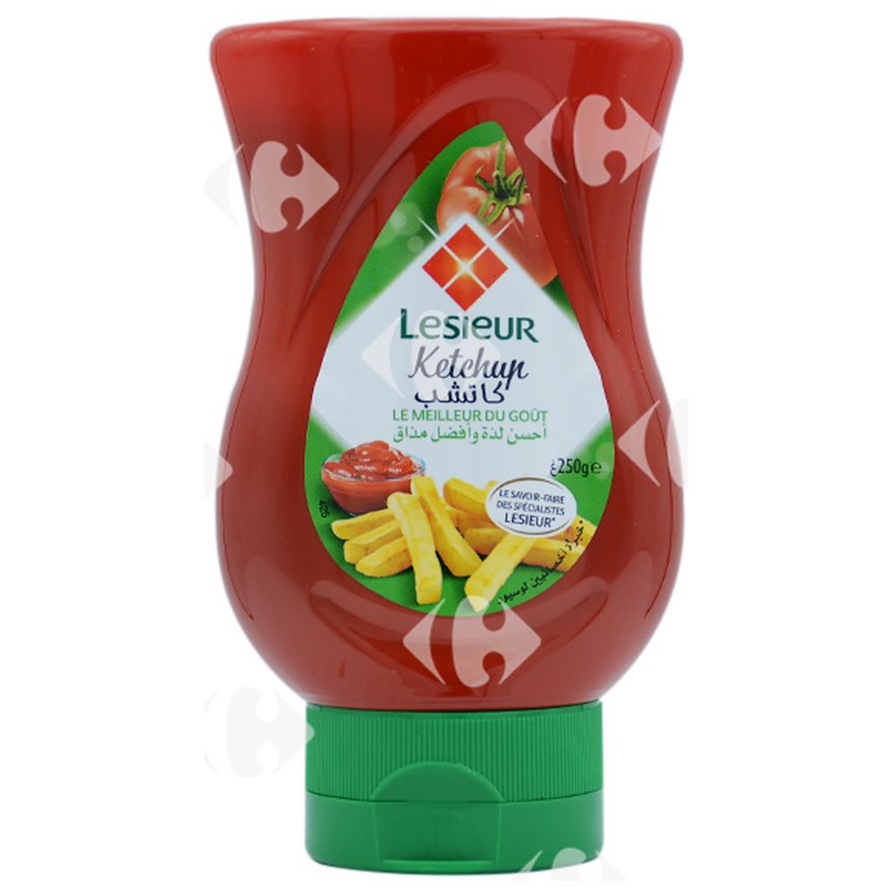 [441089] Ketchup Squeeze Top Down Lesieur 250g.