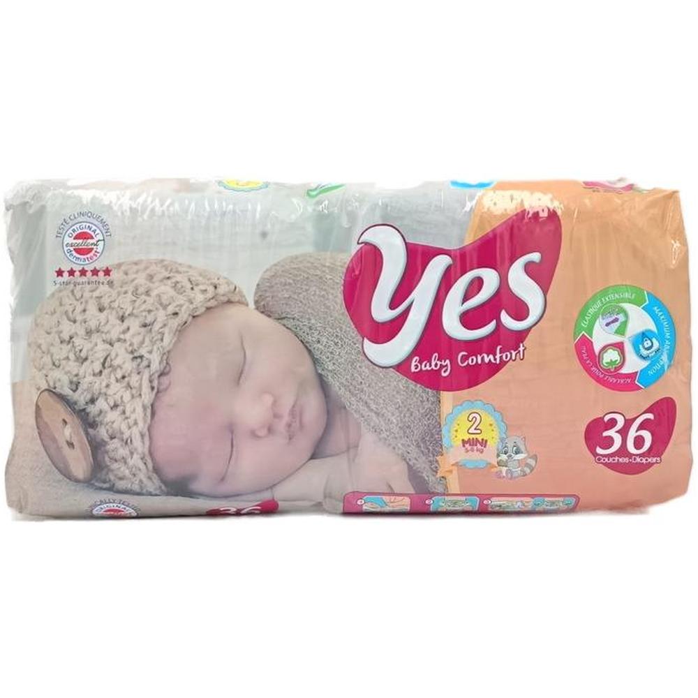 [672499] Couches Bébé Mini Yes 36 unités
