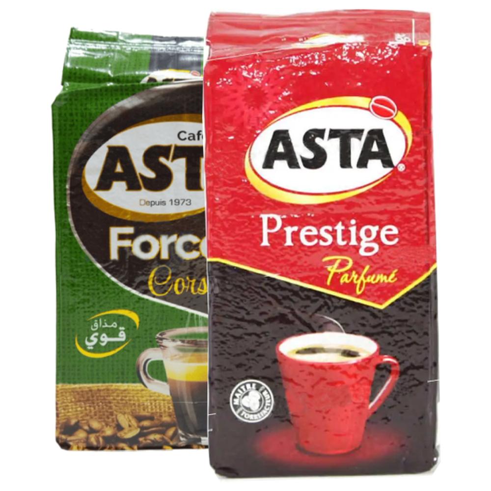 Lot de Deux Cafés Moulu Prestige et Force Asta 2x200g