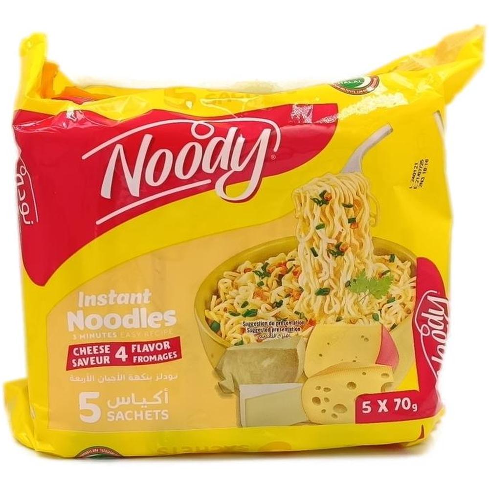 [697945] Lot Nouilles Fromage Noody 5x70g.