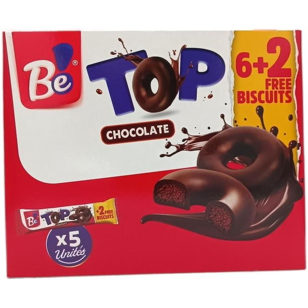 Pack Biscuit Enrobé Top Chocolat Bé 5x46g