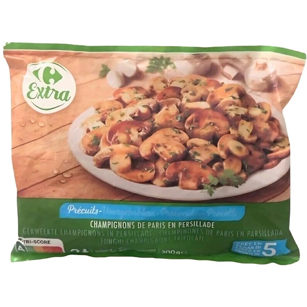 Champignons Paris Persillés Précuits Carrefour Extra 300g