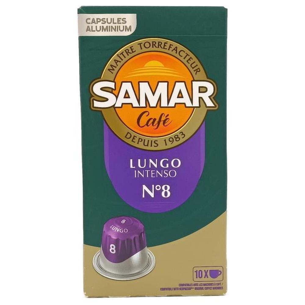 [717018] Café en Capsules Alum Lungo Intenso N°8 Samar 10 Capsules