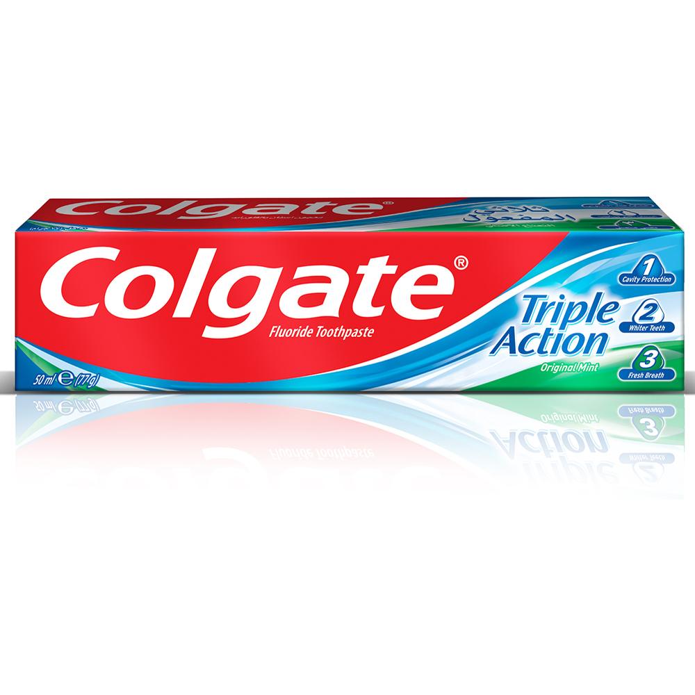 Dentifrice Triple Action Mint Colgate 50ml