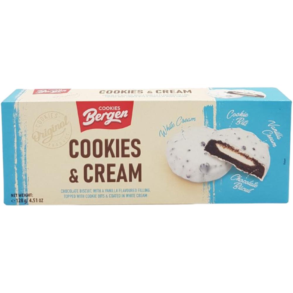 [696587] Biscuits Cookies et Cream Bergen 128g