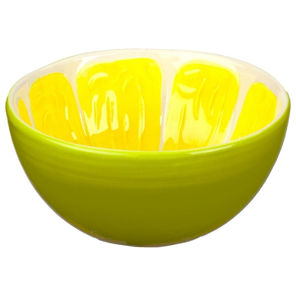 [730618] Coupelle Kasa en Porcelaine Forme Citron