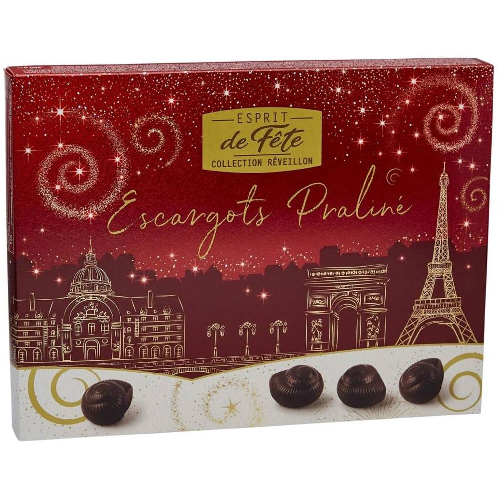 [721720] Escargots Chocolats Praliné Esprit de Fête 300g