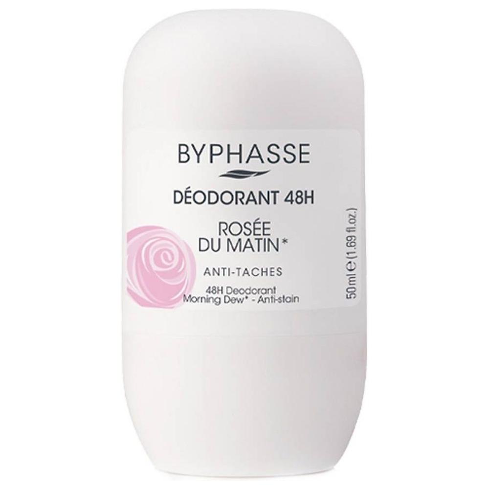 Déodorant Roll-On Femme Rose du Matin Byphasse 50ml
