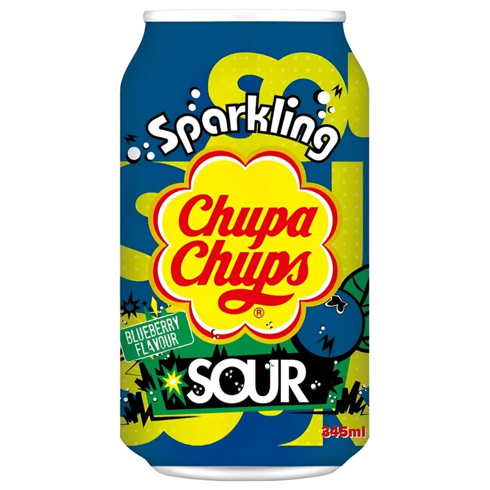 Boisson Gazeuse Sour Blueberry Chupa Chups 345ml