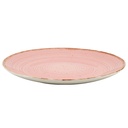 Assiette Plate Kasa en Porcelaine Rose Seia 27cm