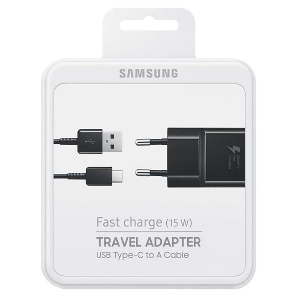 [664321] Chargeur Samsung Noir Type-C EP-TA20EBSC 15W