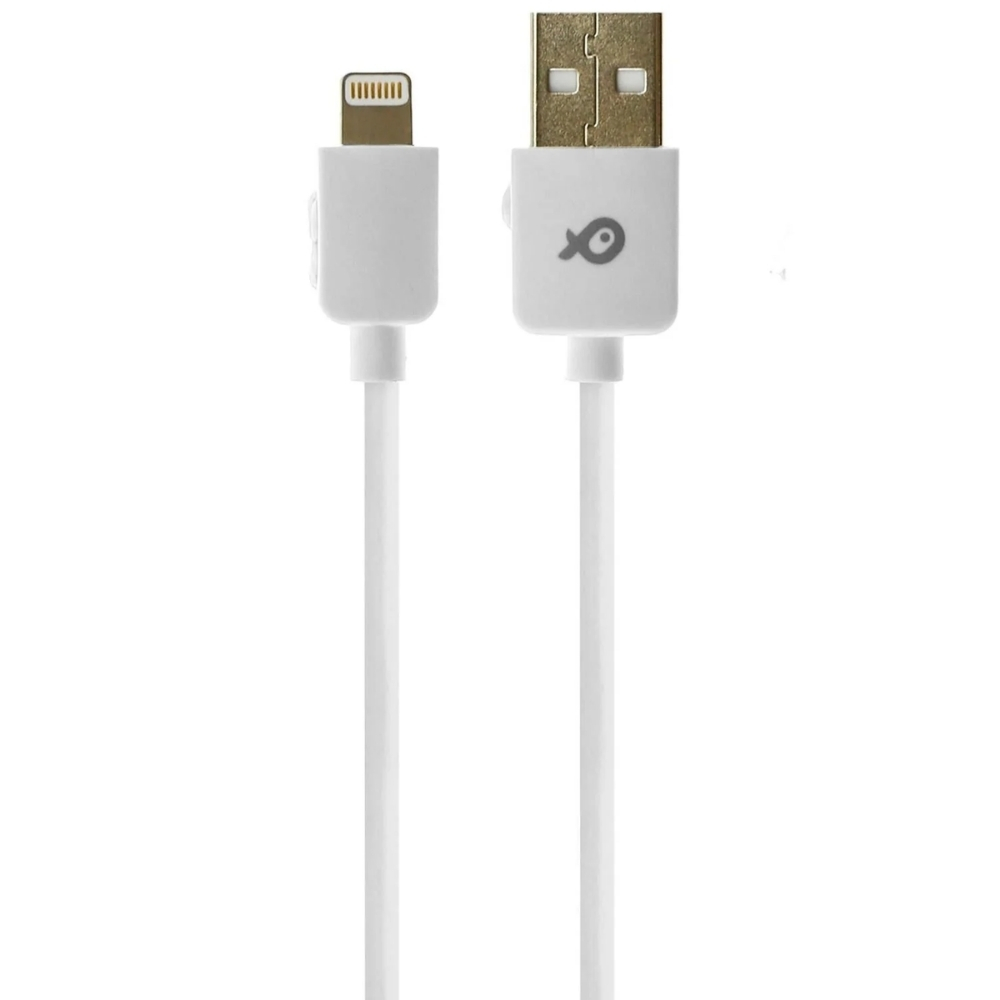 [642034] Câble USB pour Iphone Blanc Poss PSL-1R 1 mètre