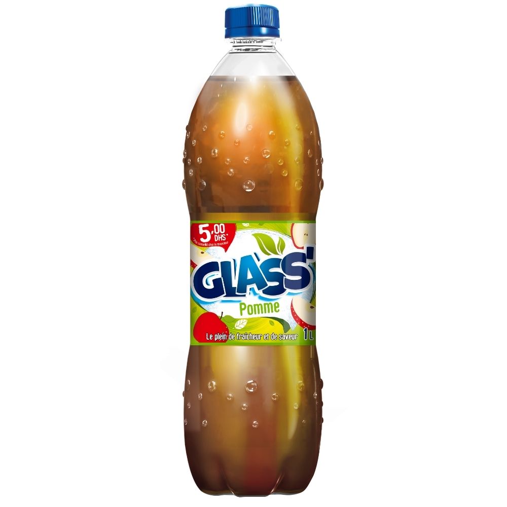 [719715] Boisson Gazeuse Pomme Glass Pet 1L