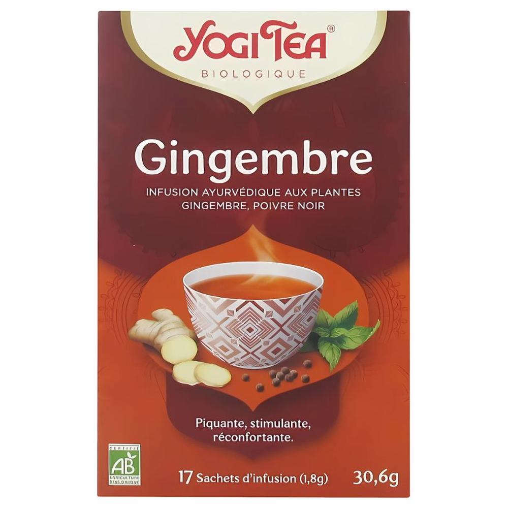 Infusion Gingembre Bio Yogi Tea 17 unités