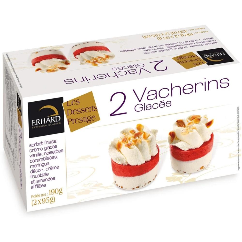 Vacherin Vanille Framboise Erhard 95g 2 unités