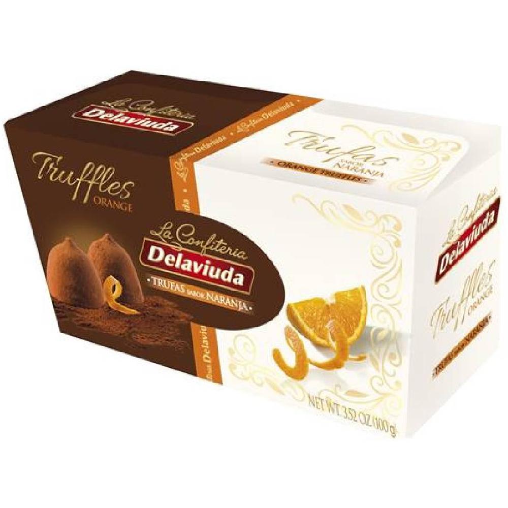 [707771] Truffes au Cacao et à l'Orange Delaviuda 100g