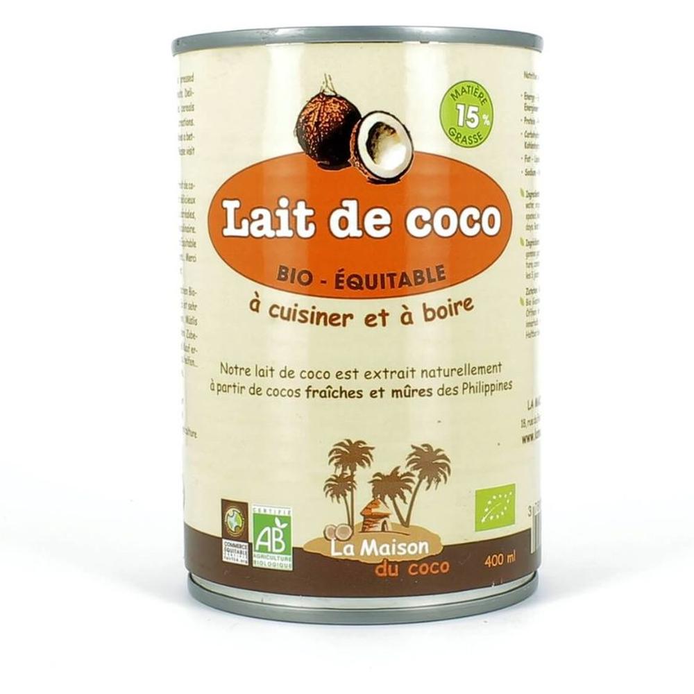 [722574] Lait de Coco 15% MG Maison du Coco 400ml