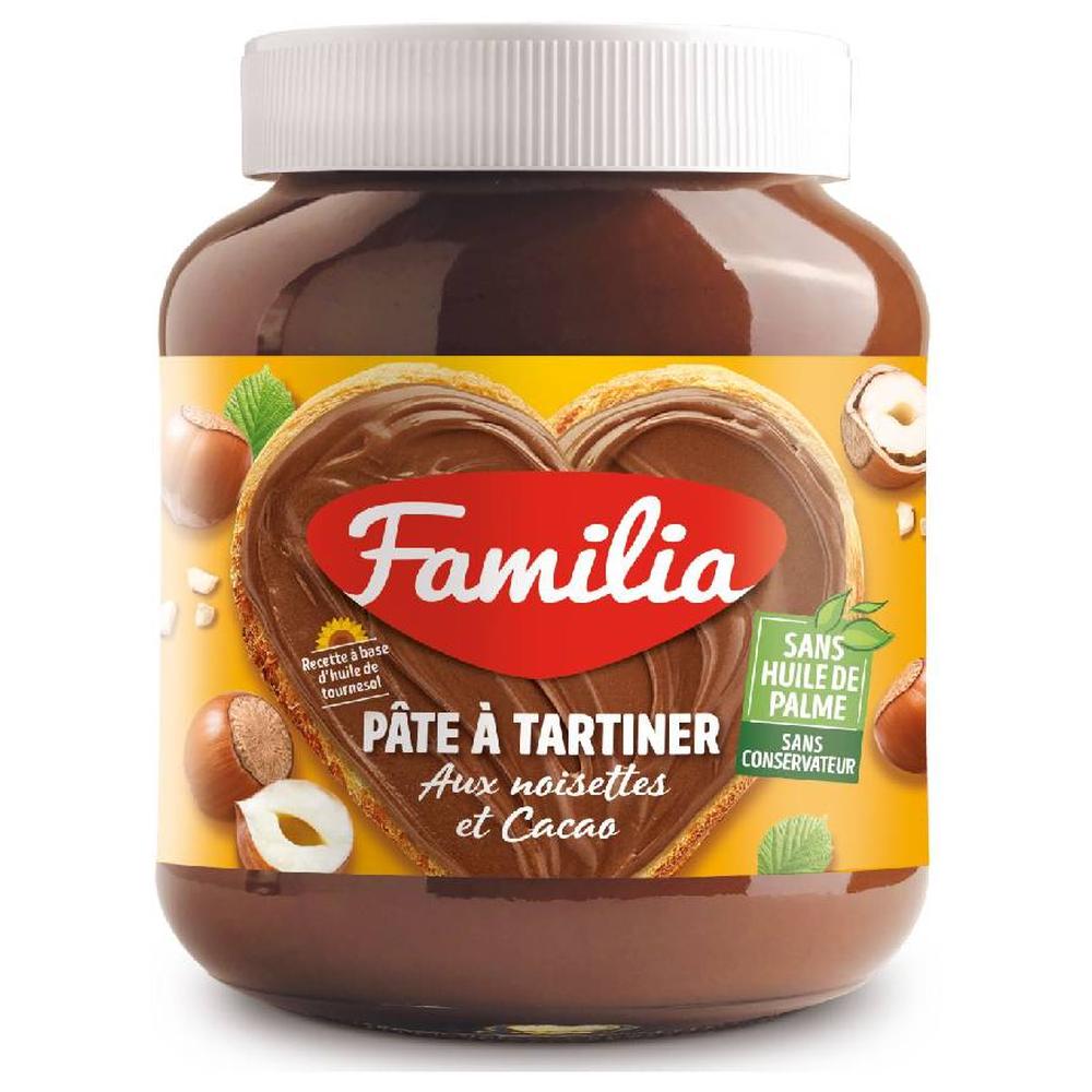 [721642] Pâte à Tartiner Noisette & Cacao Familia 700g