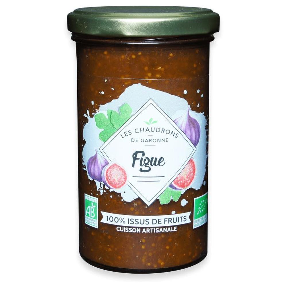 Préparation Confiture Artisanale 100% Figue Chaudrons de Garonne 275g