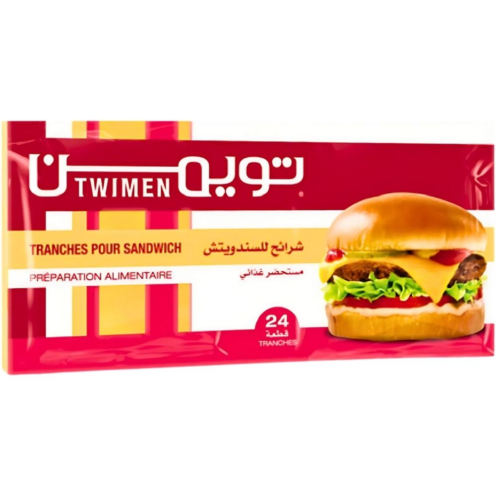 Tranches de Fromage Sandwich Twimen 24 unités