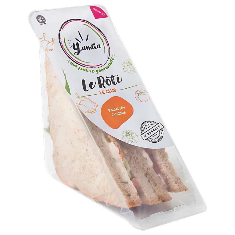 [665868] Sandwich Club Poulet Rôti Yamita 160g