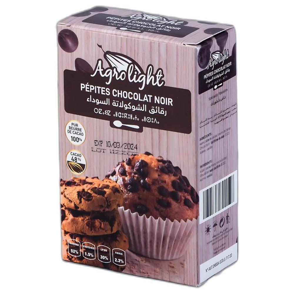[725755] Pépites de Chocolat Noir 48% Cacao Baracao 200g