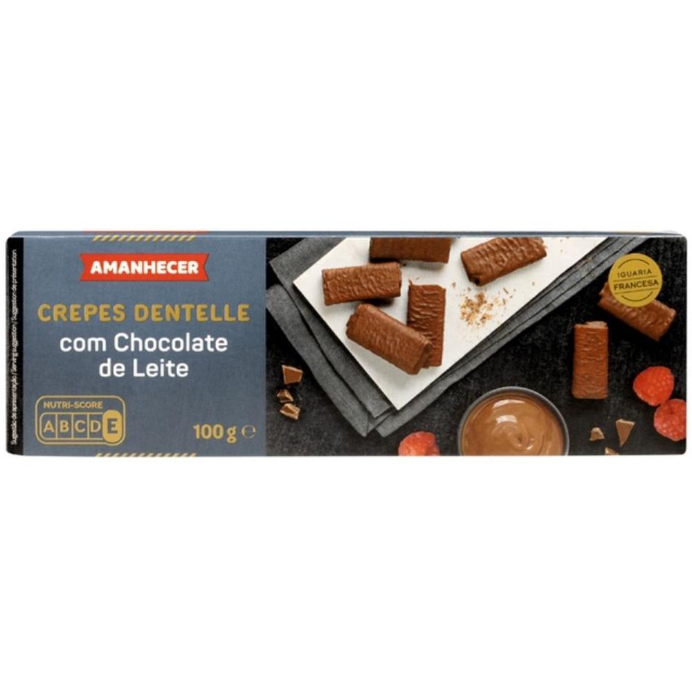 [731925] Crêpes Dentelles Chocolat au Lait Amanhecer 100g