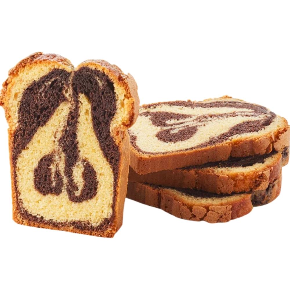 Tranche De Cake Marbré à La Pièce