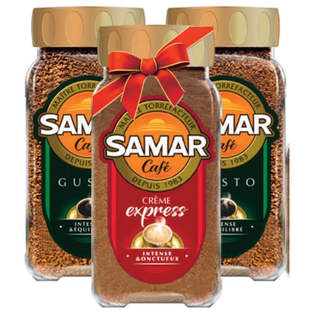 [715541] Lot Café Soluble Samar Gusto avec 1 Crema Offert 45g