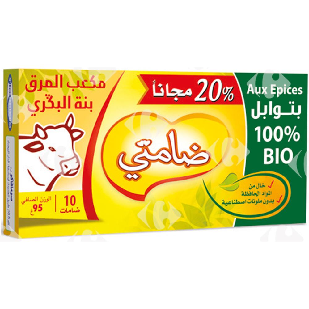 [624520] Lot Bouillon Bœuf Bio Damti 4L + 1L offert