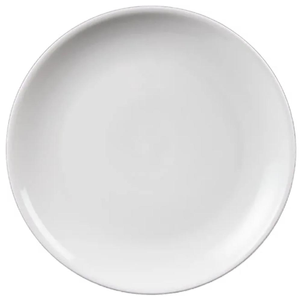 Plat en Porcelaine Rond Blanc 30cm