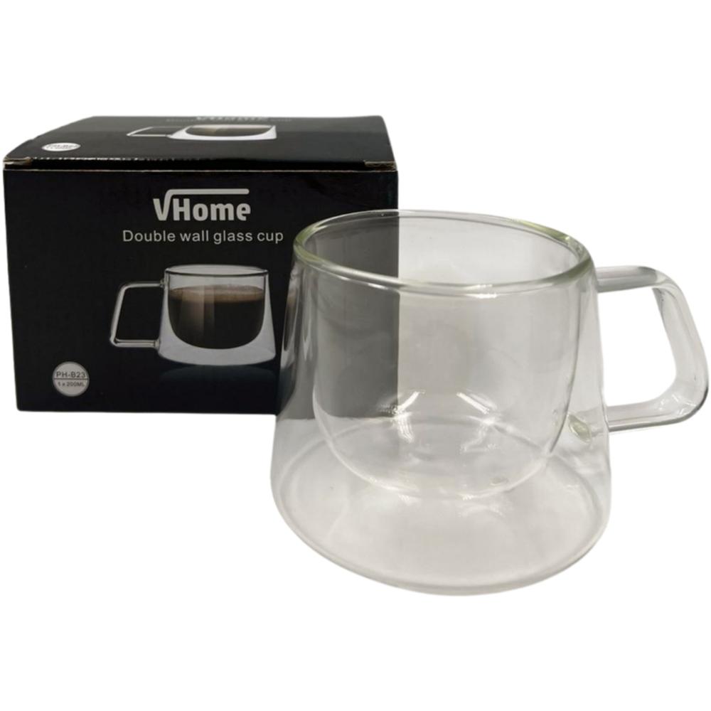 [679914] Tasse à Café Double Paroi Design 200ml.