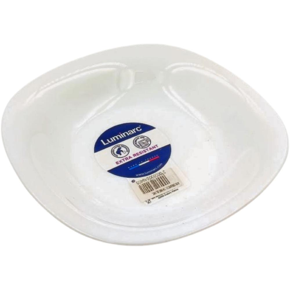 [194880] Assiette Creuse Carine Blanc Luminarc 21cm.