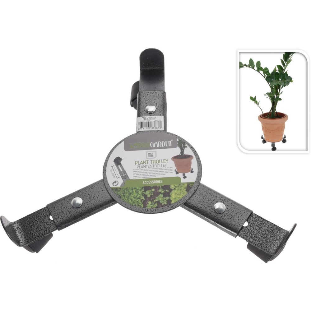 Support Réglable sur Roulettes pour Fleurs
