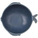 Bol en Porcelaine Poisson Bleu Kasa 14cm