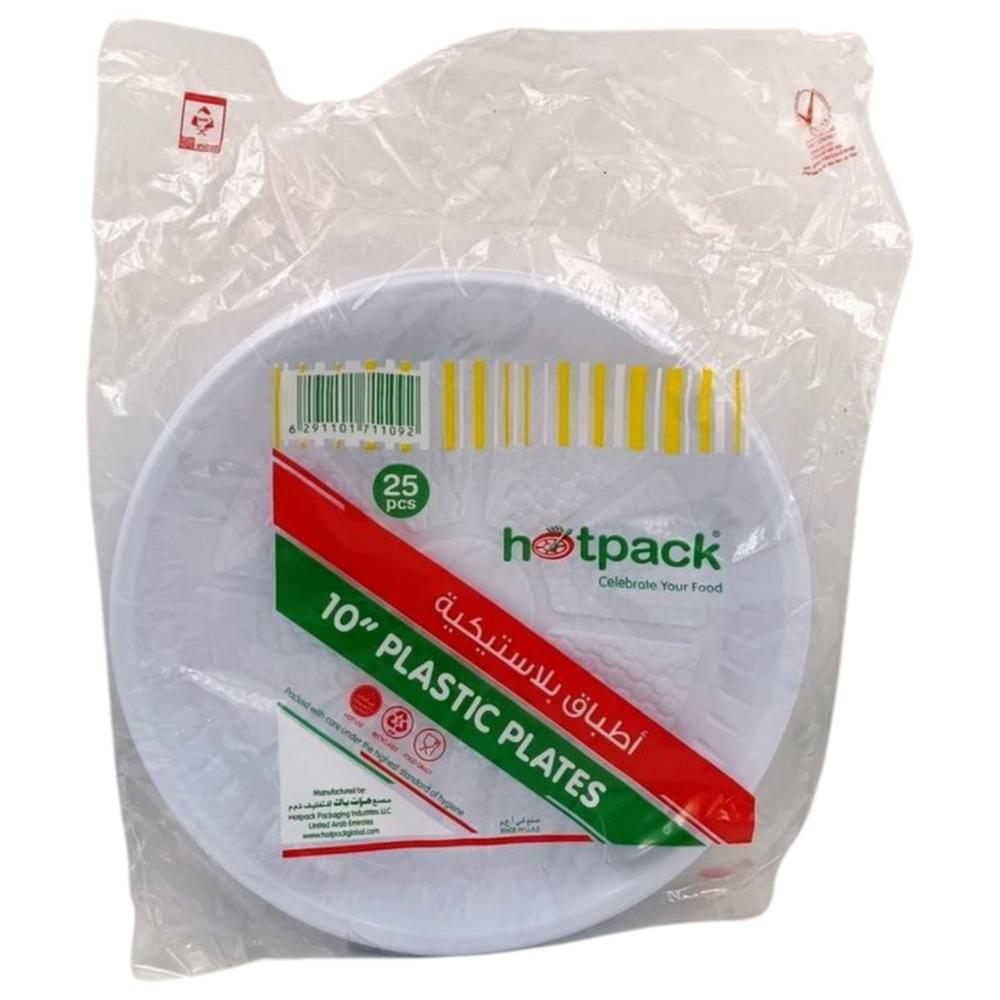[702400] Assiette en Plastique 26cm 25 unités.