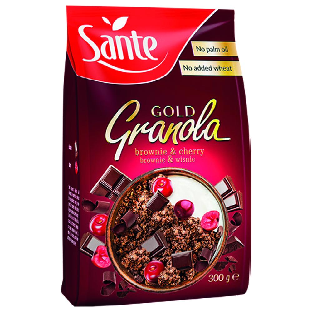 [692613] Granola Gold Brownie Cherry Sante 300g
