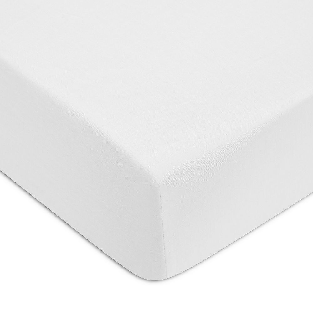 [703118] Drap Housse Blanc Tex Home 90x200 cm