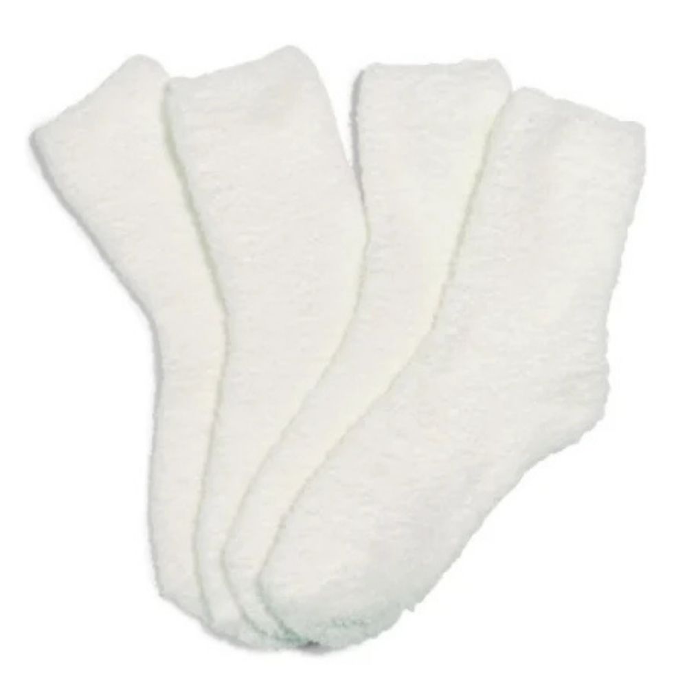 [719650] Lot 2 Chaussettes Femme Home Bas Écru