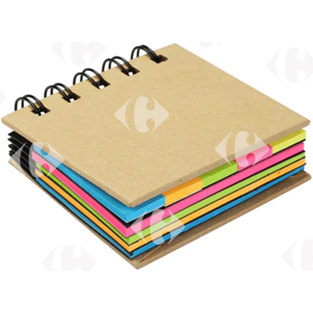[700170] Notes Adhésives Spirales Note 75x50cm 25 feuilles 5 unités