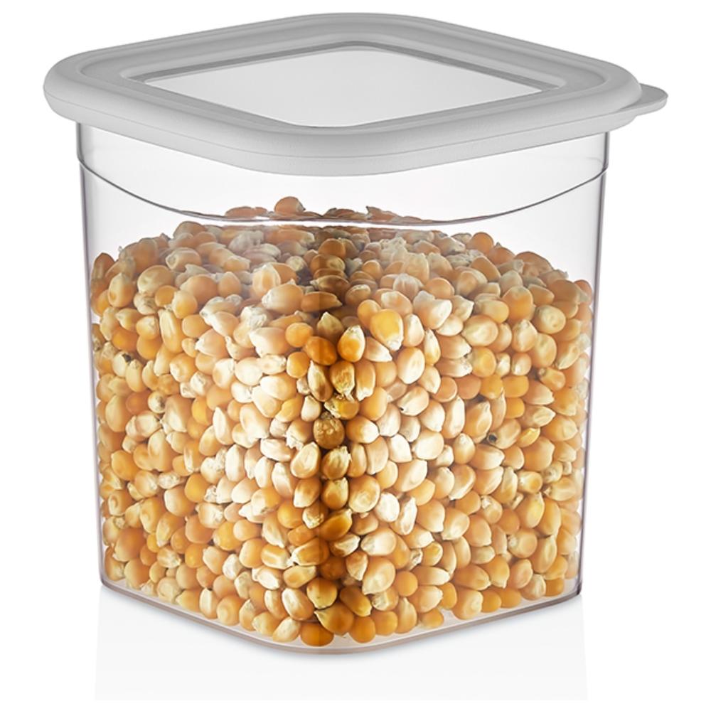 [715175] Boîte Alimentaire Carrée Élégante Transparente 90cl