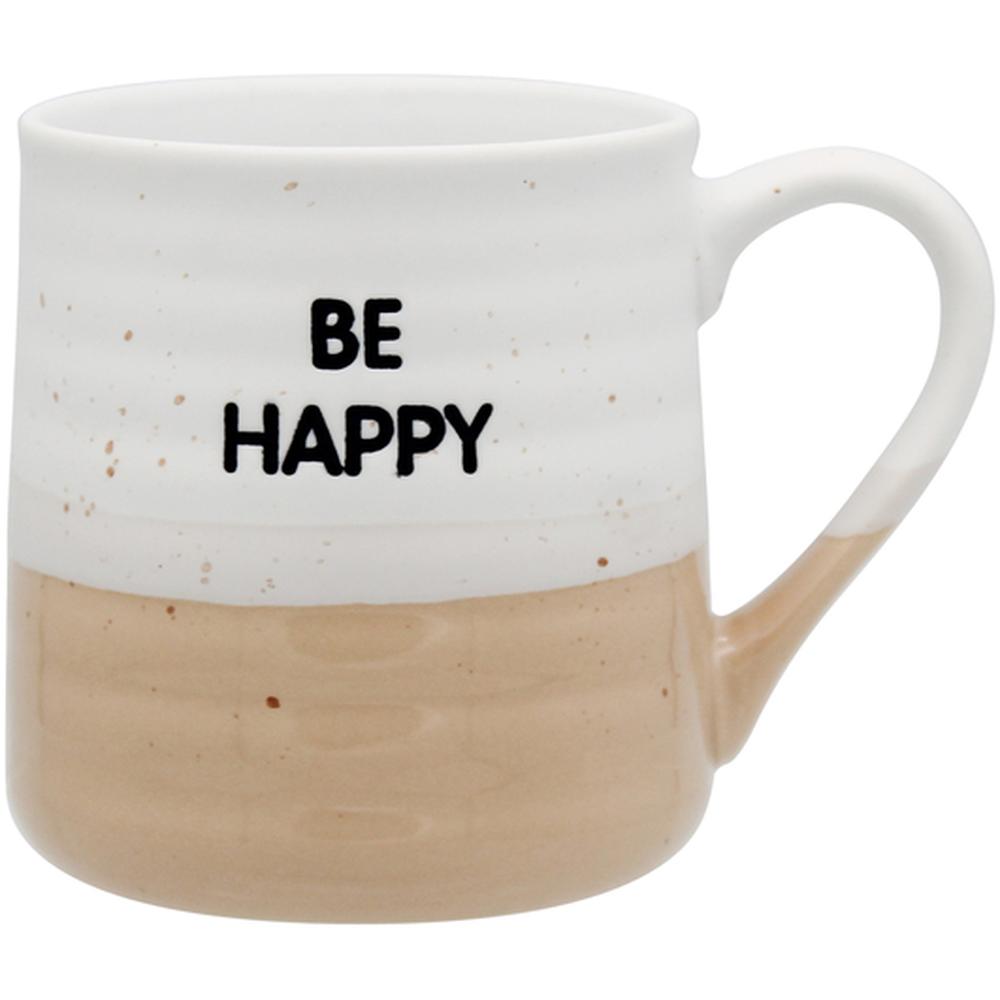 [710871] Mug en Porcelaine Be Happy Kasa 40cl
