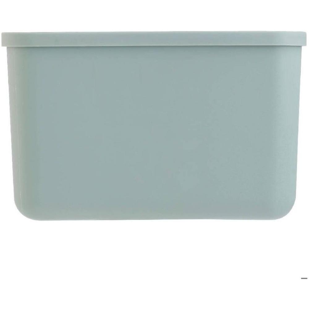 [723030] Boîte de Rangement Verte avec Couvercle Kasa 25x18x16cm